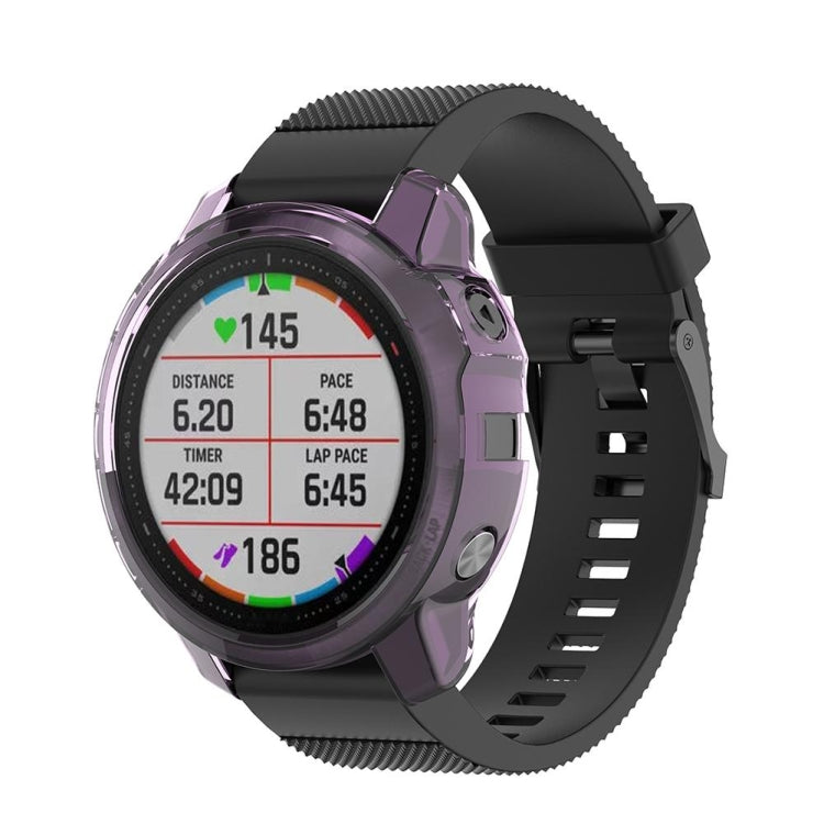 For Garmin Fenix 6S / 6S Pro Smart Watch Half Coverage TPU Protective Case