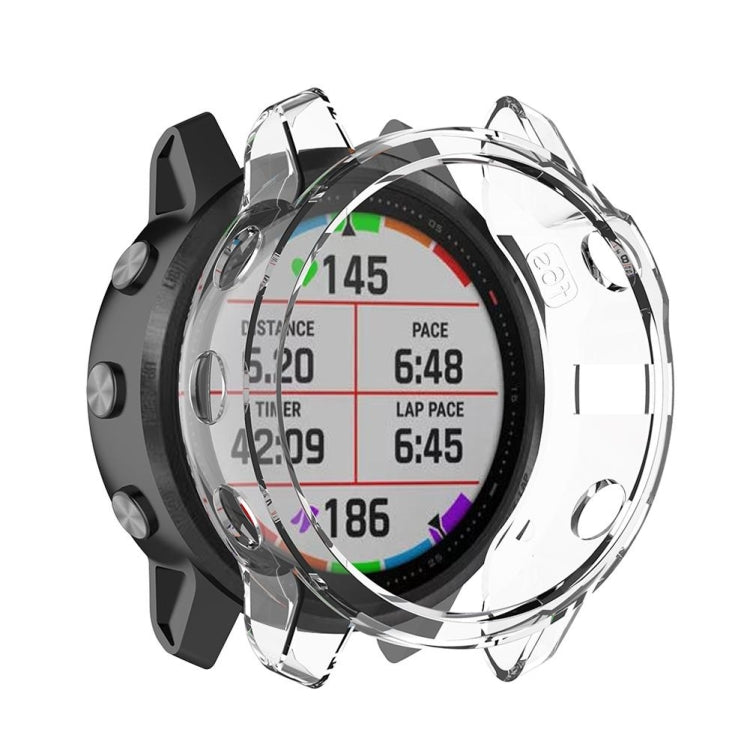 For Garmin Fenix 6S / 6S Pro Smart Watch Half Coverage TPU Protective Case