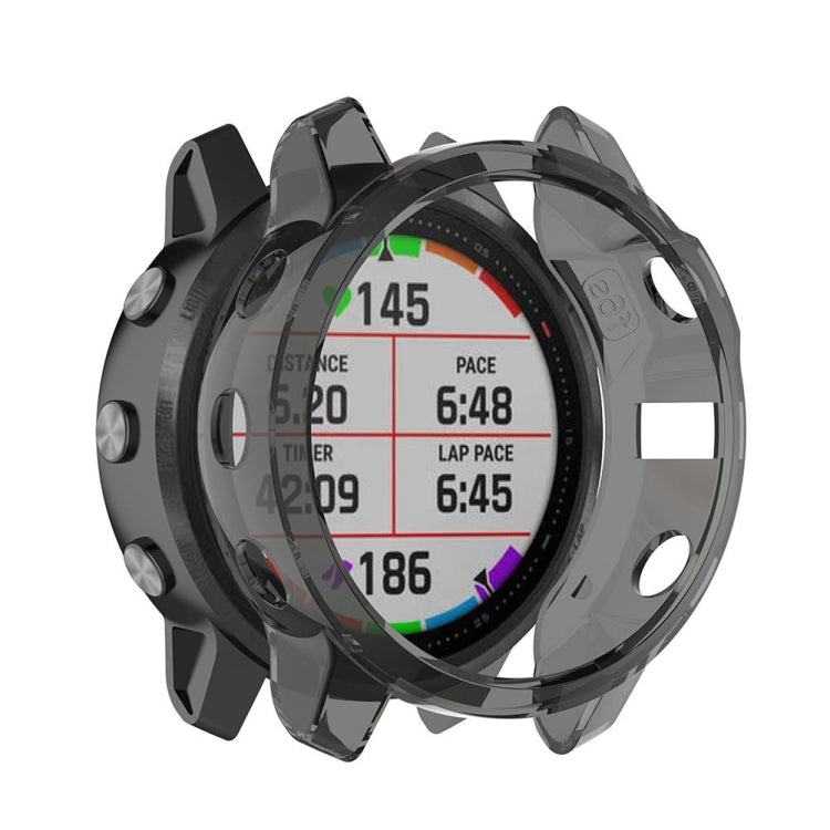 For Garmin Fenix 6S / 6S Pro Smart Watch Half Coverage TPU Protective Case