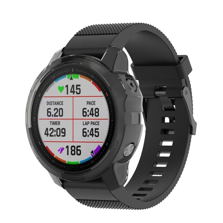 For Garmin Fenix 6S / 6S Pro Smart Watch Half Coverage TPU Protective Case