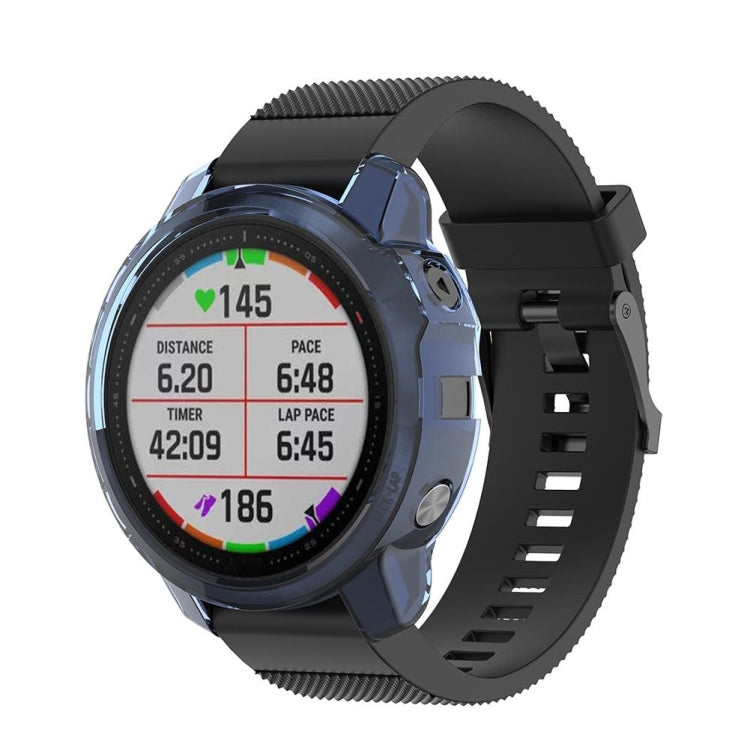 For Garmin Fenix 6S / 6S Pro Smart Watch Half Coverage TPU Protective Case