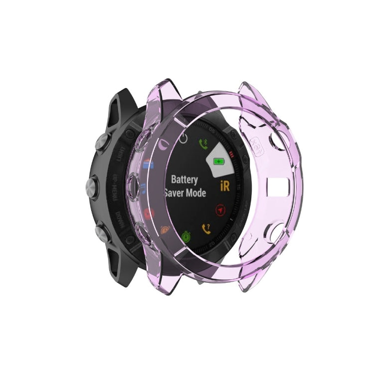 For Garmin Fenix 6X / 6X Pro Smart Watch Half Coverage TPU Protective Case