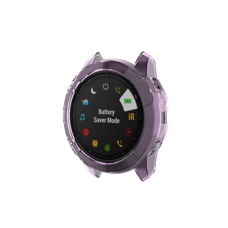 For Garmin Fenix 6X / 6X Pro Smart Watch Half Coverage TPU Protective Case