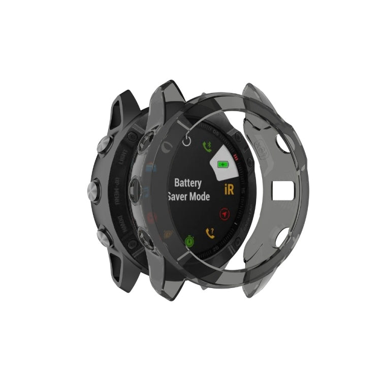 For Garmin Fenix 6X / 6X Pro Smart Watch Half Coverage TPU Protective Case