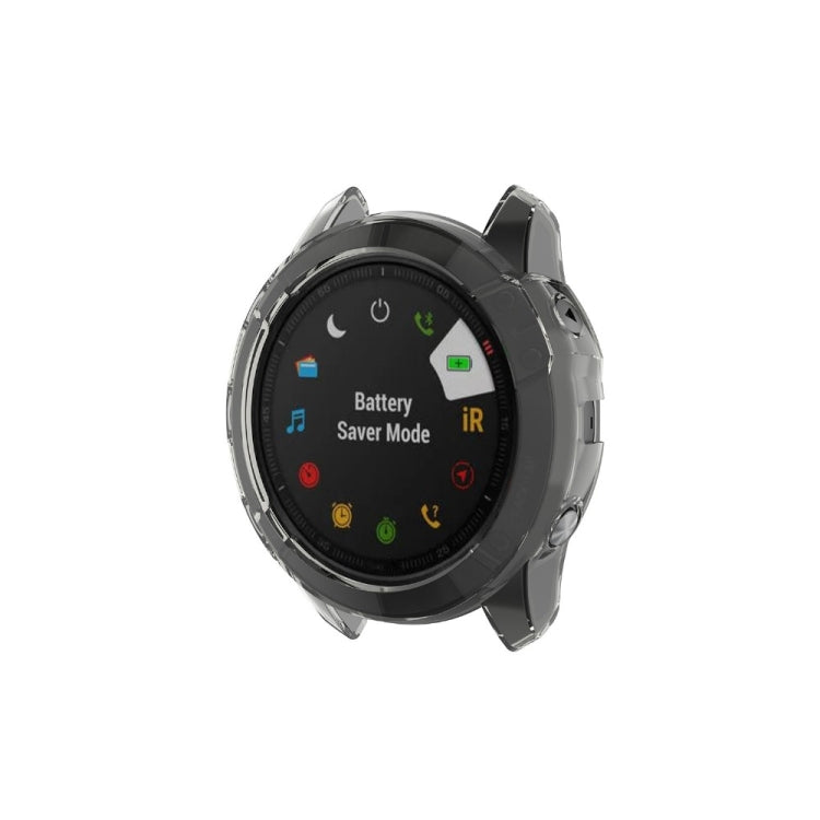 For Garmin Fenix 6X / 6X Pro Smart Watch Half Coverage TPU Protective Case