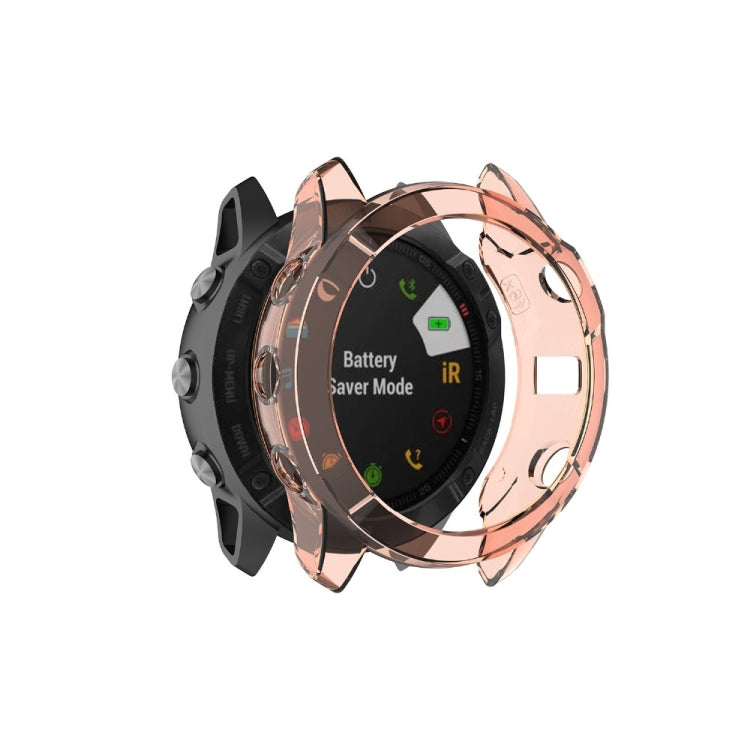 For Garmin Fenix 6X / 6X Pro Smart Watch Half Coverage TPU Protective Case