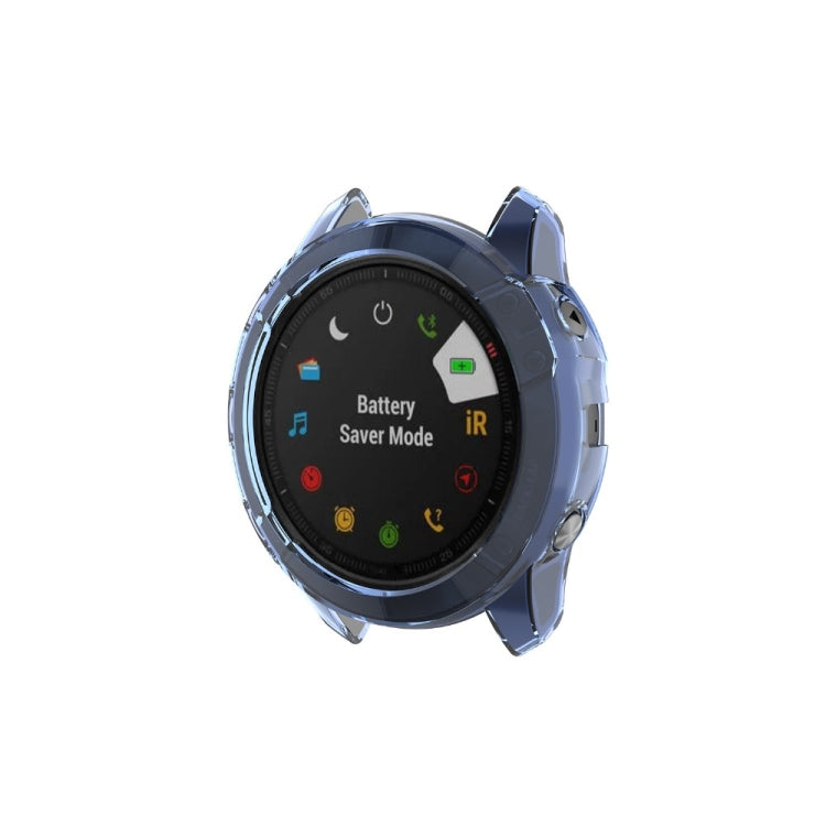 For Garmin Fenix 6X / 6X Pro Smart Watch Half Coverage TPU Protective Case