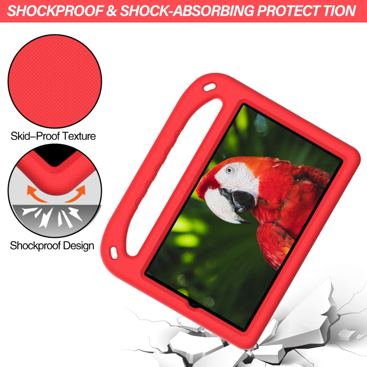 For Samsung Galaxy Tab A 8.4 2020 SM-T307U Handle Portable EVA Shockproof Anti Falling Protective Case with Triangle Holder