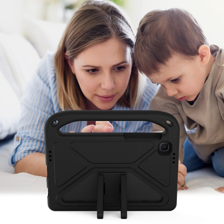 For Samsung Galaxy Tab A7 Lite 8.7 SM-T220 / SM-T225 Handle Portable EVA Shockproof Anti Falling Protective Case with Triangle Holder