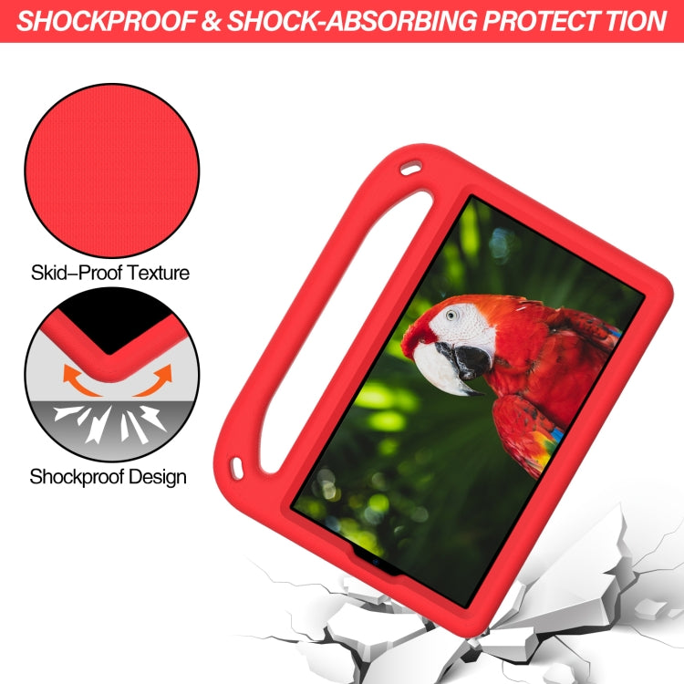 For Samsung Galaxy Tab A7 Lite 8.7 SM-T220 / SM-T225 Handle Portable EVA Shockproof Anti Falling Protective Case with Triangle Holder