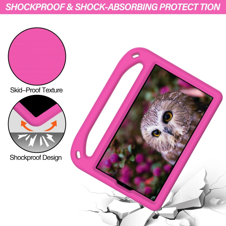 For Samsung Galaxy Tab A7 Lite 8.7 SM-T220 / SM-T225 Handle Portable EVA Shockproof Anti Falling Protective Case with Triangle Holder