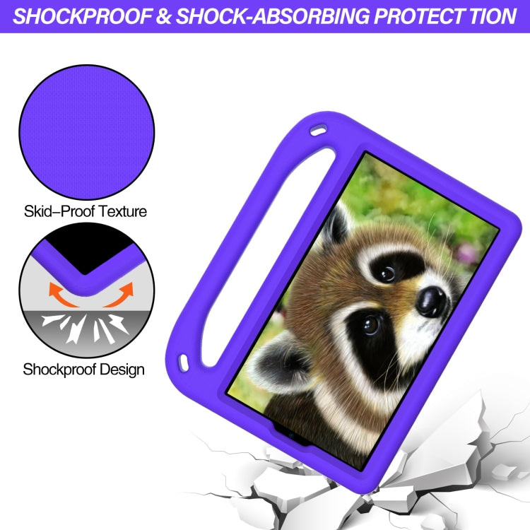 For Samsung Galaxy Tab A7 Lite 8.7 SM-T220 / SM-T225 Handle Portable EVA Shockproof Anti Falling Protective Case with Triangle Holder