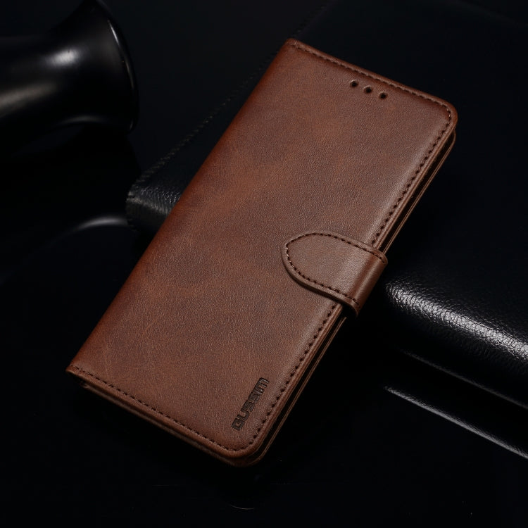 For Samsung Galaxy A41 GUSSIM Business Style Horizontal Flip Leather Case with Holder & Card Slots & Wallet