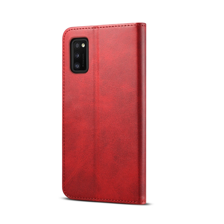 For Samsung Galaxy A41 GUSSIM Business Style Horizontal Flip Leather Case with Holder & Card Slots & Wallet