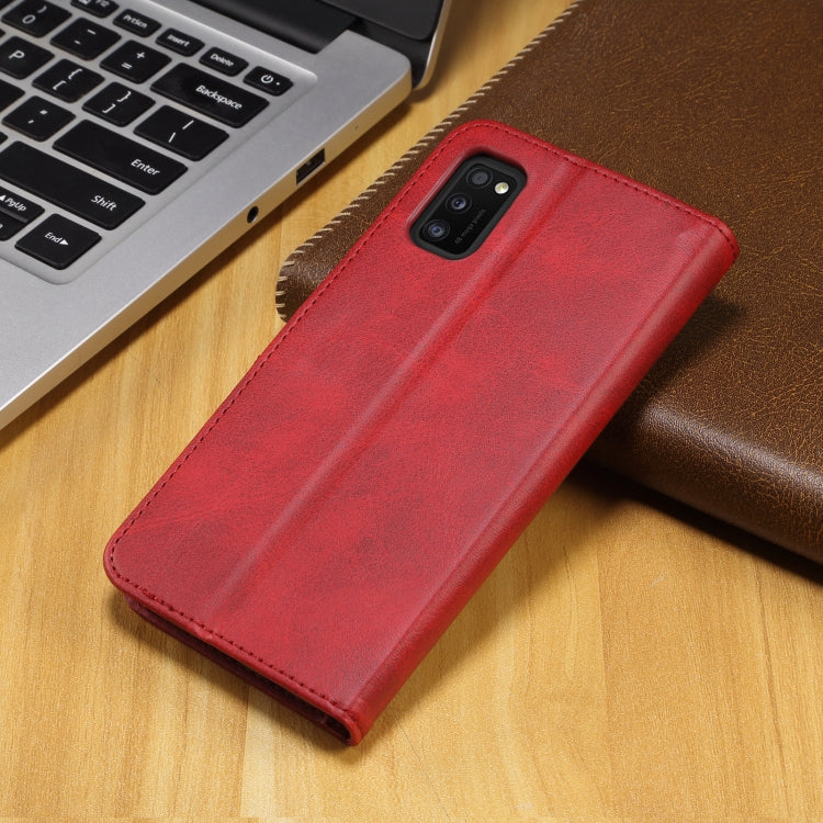 For Samsung Galaxy A41 GUSSIM Business Style Horizontal Flip Leather Case with Holder & Card Slots & Wallet