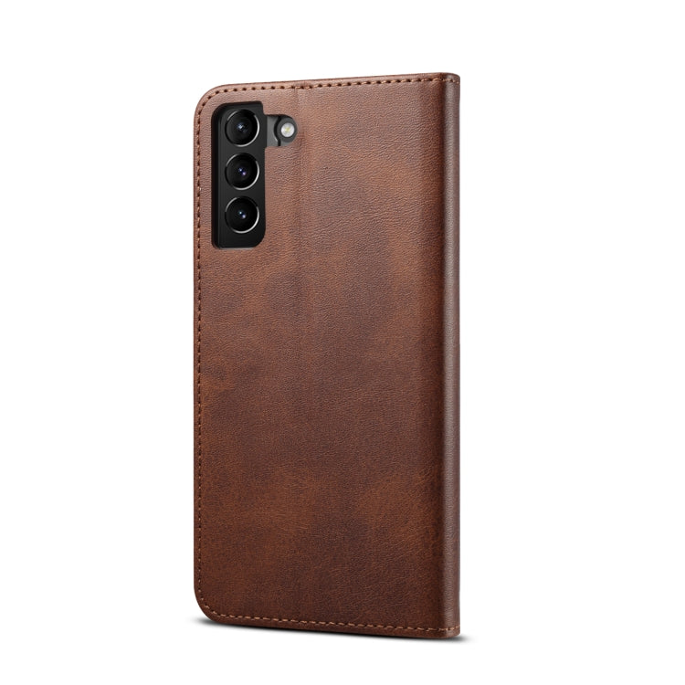 For Samsung Galaxy S21 5G GUSSIM Business Style Horizontal Flip Leather Case with Holder & Card Slots & Wallet