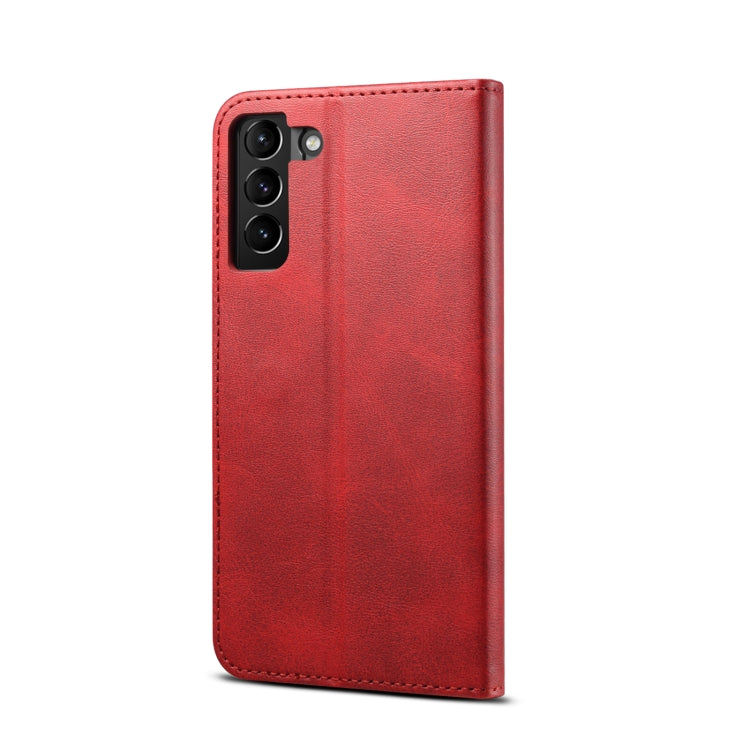 For Samsung Galaxy S21 5G GUSSIM Business Style Horizontal Flip Leather Case with Holder & Card Slots & Wallet