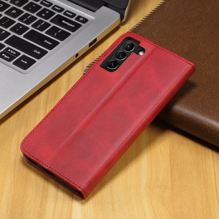 For Samsung Galaxy S21+ 5G GUSSIM Business Style Horizontal Flip Leather Case with Holder & Card Slots & Wallet