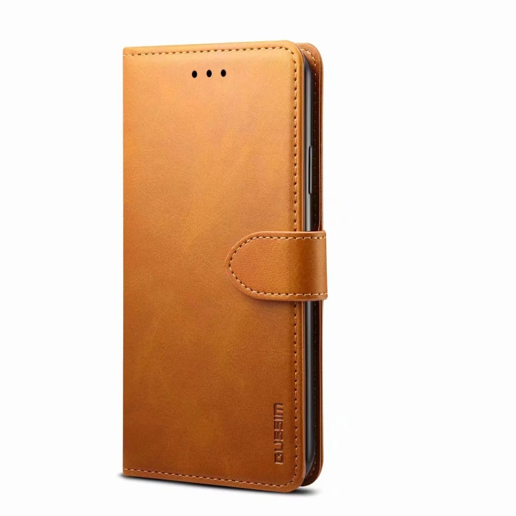For Samsung Galaxy S21 Ultra 5G GUSSIM Business Style Horizontal Flip Leather Case with Holder & Card Slots & Wallet