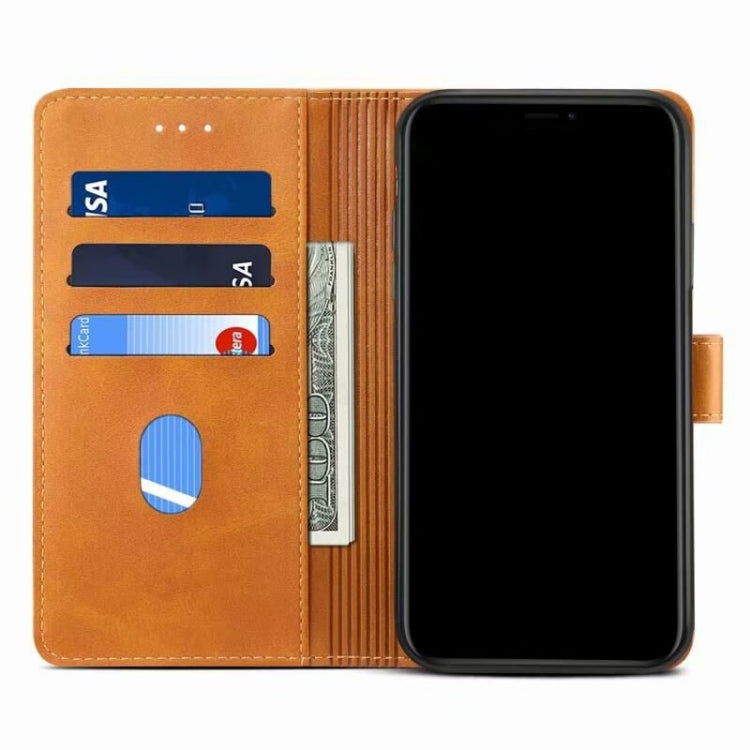 For Samsung Galaxy S21 Ultra 5G GUSSIM Business Style Horizontal Flip Leather Case with Holder & Card Slots & Wallet