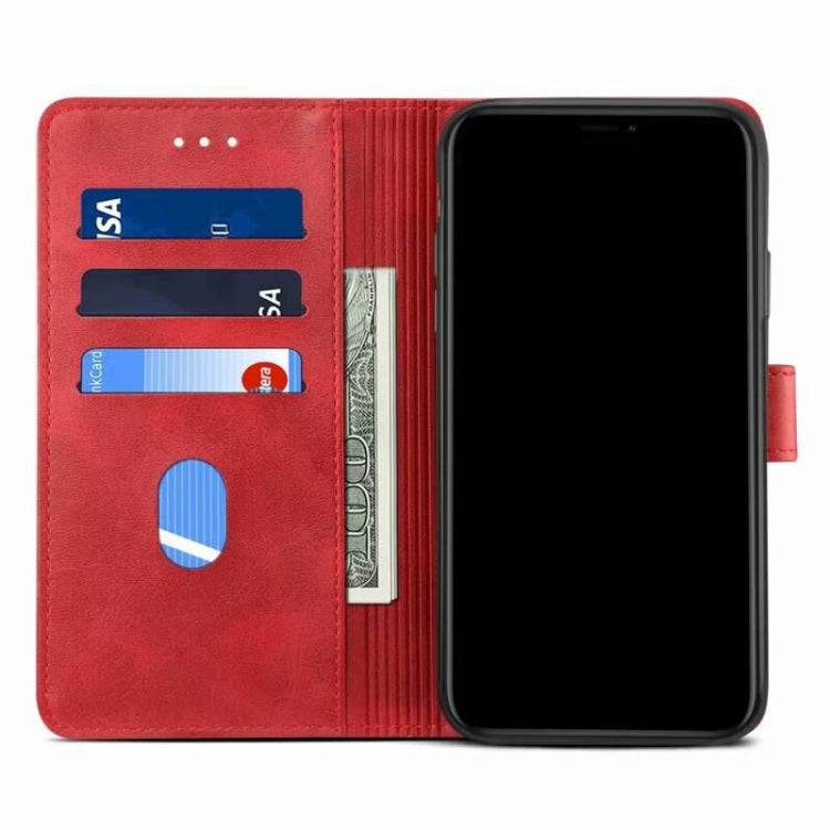 For Samsung Galaxy S21 FE GUSSIM Business Style Horizontal Flip Leather Case with Holder & Card Slots & Wallet
