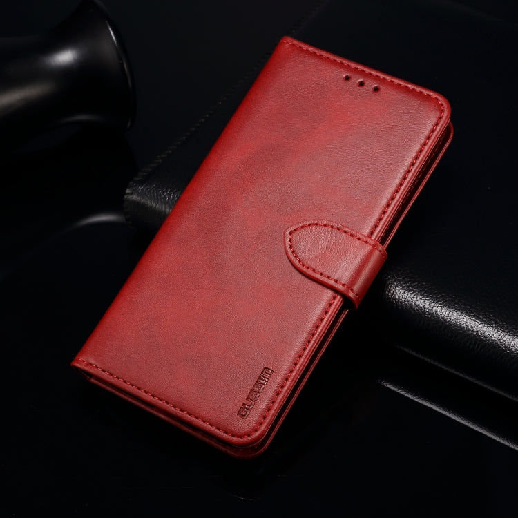 For Samsung Galaxy S21 FE GUSSIM Business Style Horizontal Flip Leather Case with Holder & Card Slots & Wallet