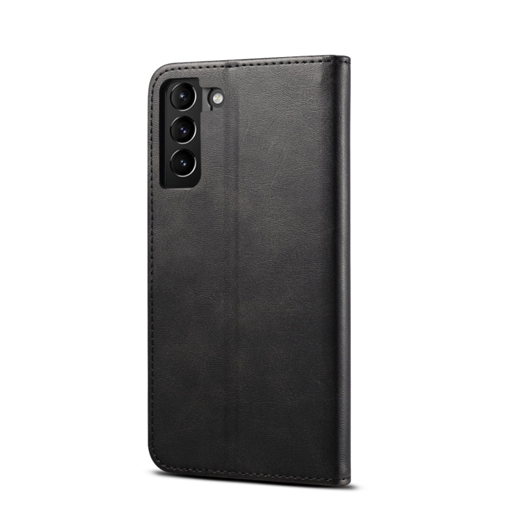For Samsung Galaxy S21 FE GUSSIM Business Style Horizontal Flip Leather Case with Holder & Card Slots & Wallet