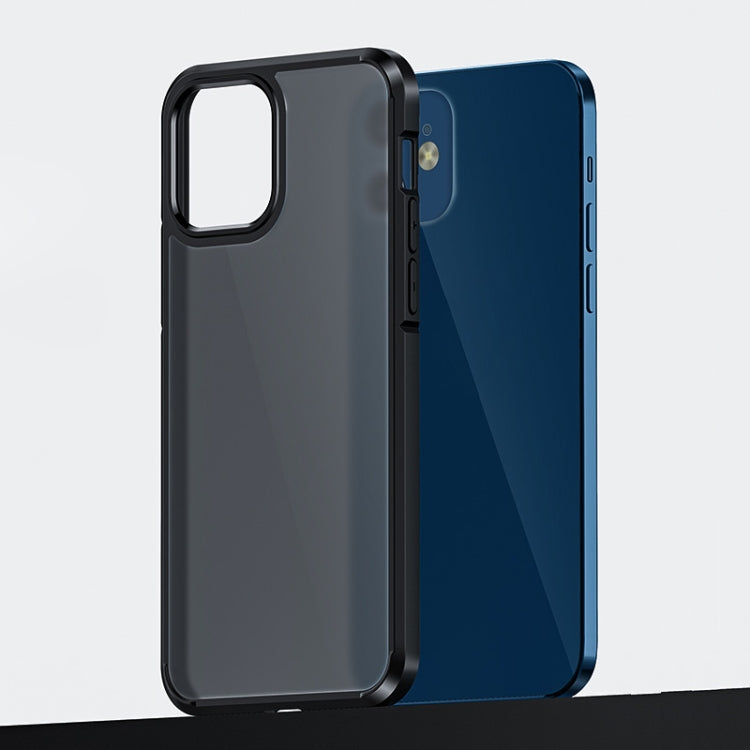 For iPhone 12 mini Ice-Crystal Matte PC+TPU Four-corner Airbag Shockproof Case
