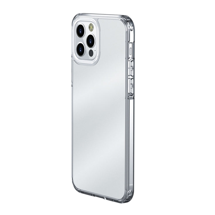 For iPhone 12 / 12 Pro Ice-Crystal Matte PC+TPU Four-corner Airbag Shockproof Case