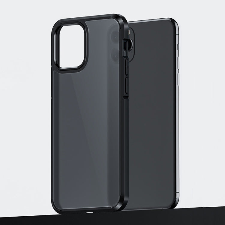 For iPhone 11 Pro Ice-Crystal Matte PC+TPU Four-corner Airbag Shockproof Case
