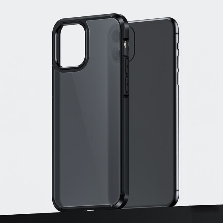 For iPhone 11 Ice-Crystal Matte PC+TPU Four-corner Airbag Shockproof Case