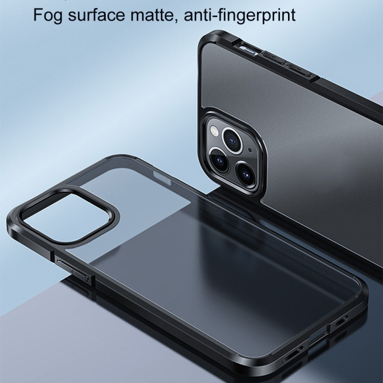 For iPhone 11 Ice-Crystal Matte PC+TPU Four-corner Airbag Shockproof Case
