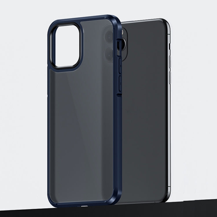 For iPhone 11 Pro Max Ice-Crystal Matte PC+TPU Four-corner Airbag Shockproof Case