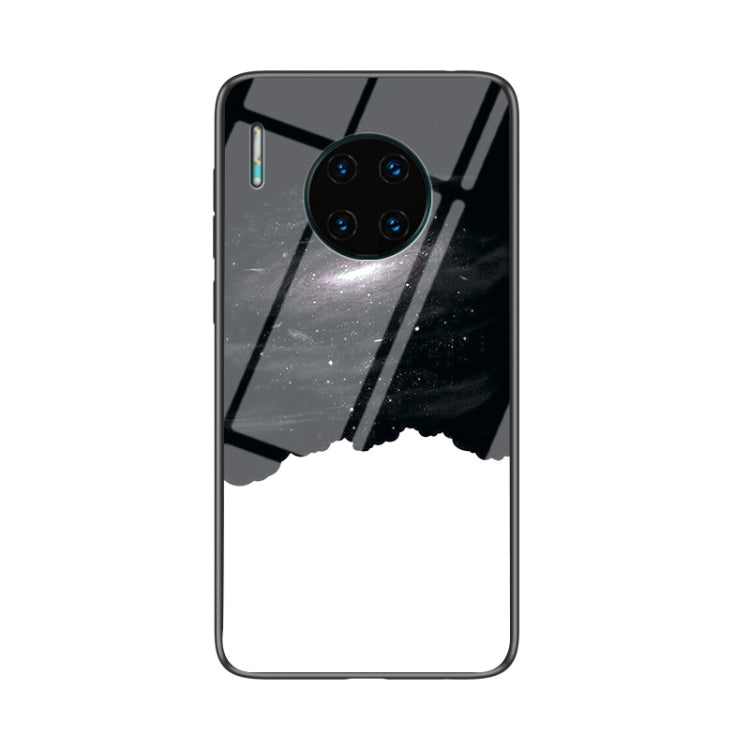 For Huawei Mate 30 Pro Starry Sky Pattern Tempered Glass + TPU Shockproof Protective Case