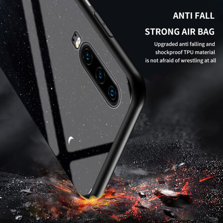 For Huawei P30 Starry Sky Pattern Tempered Glass + TPU Shockproof Protective Case