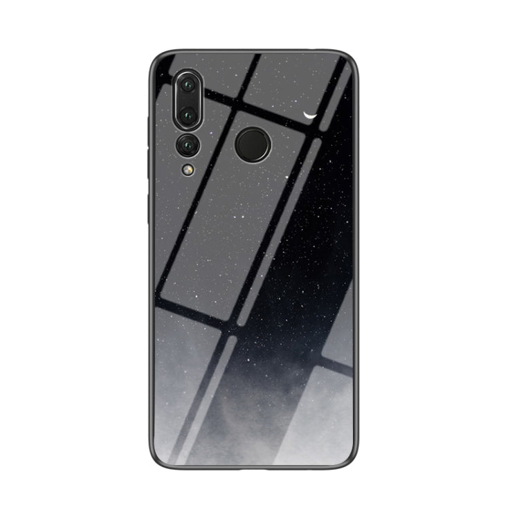 For Huawei Y9 Prime (2019) / P Smart Z Starry Sky Pattern Tempered Glass + TPU Shockproof Protective Case