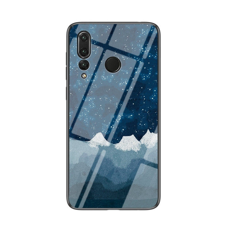 For Huawei Y9 Prime (2019) / P Smart Z Starry Sky Pattern Tempered Glass + TPU Shockproof Protective Case