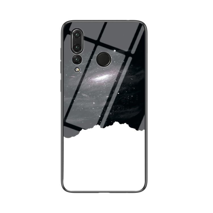 For Huawei Y9 Prime (2019) / P Smart Z Starry Sky Pattern Tempered Glass + TPU Shockproof Protective Case