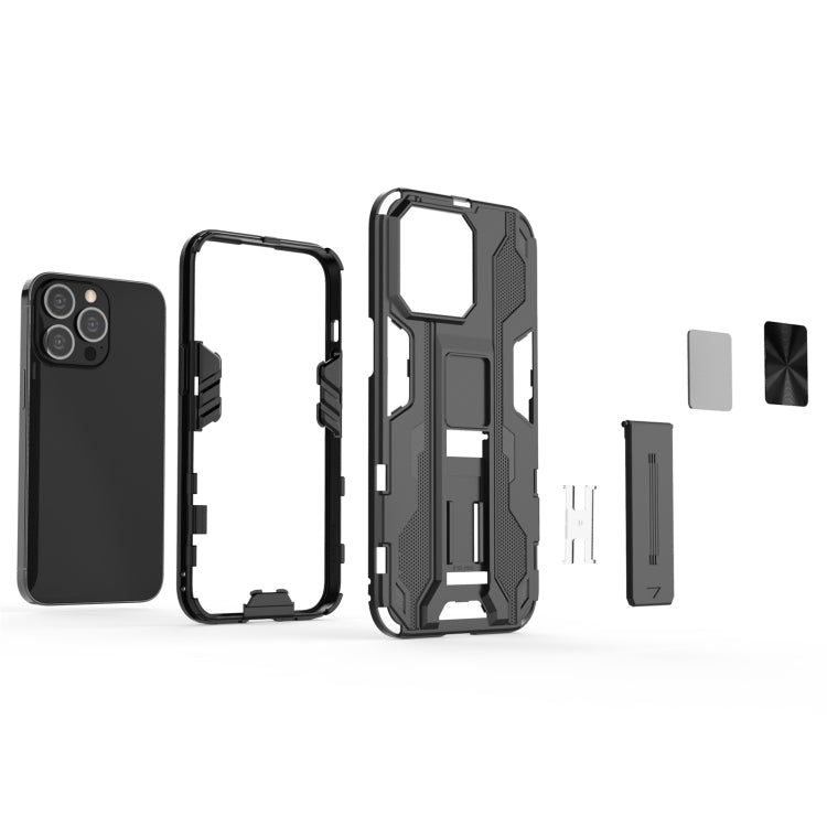 For iPhone 13 Pro Supersonic PC + TPU Shock-proof Protective Case with Holder