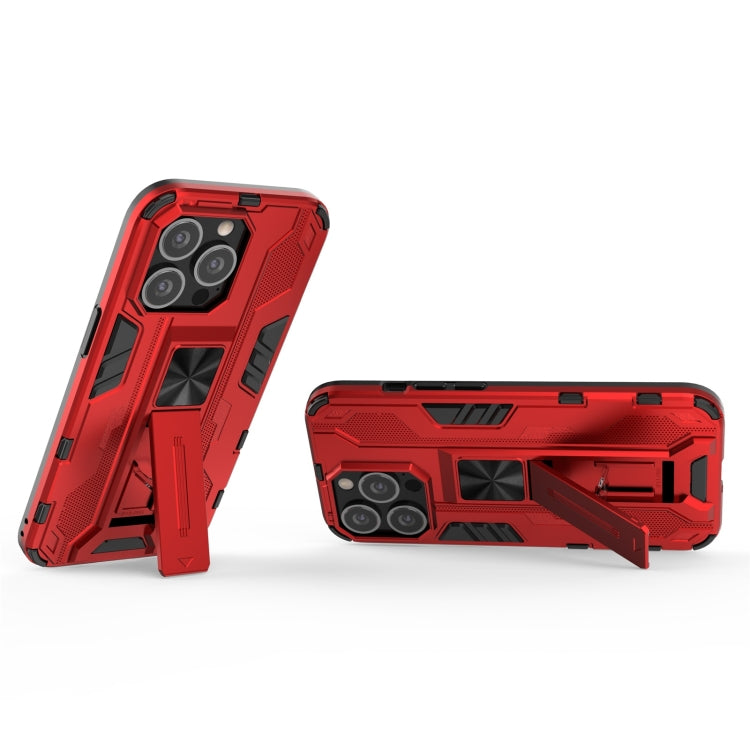 For iPhone 13 Pro Supersonic PC + TPU Shock-proof Protective Case with Holder