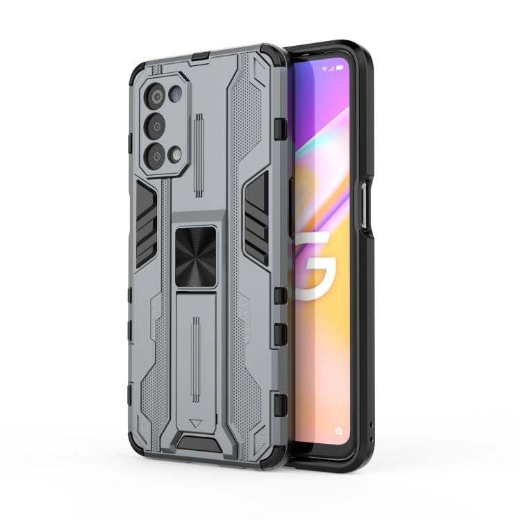 For OPPO A93 5G / For OnePlus Nord N200 5G Supersonic PC + TPU Shock-proof Protective Case with Holder
