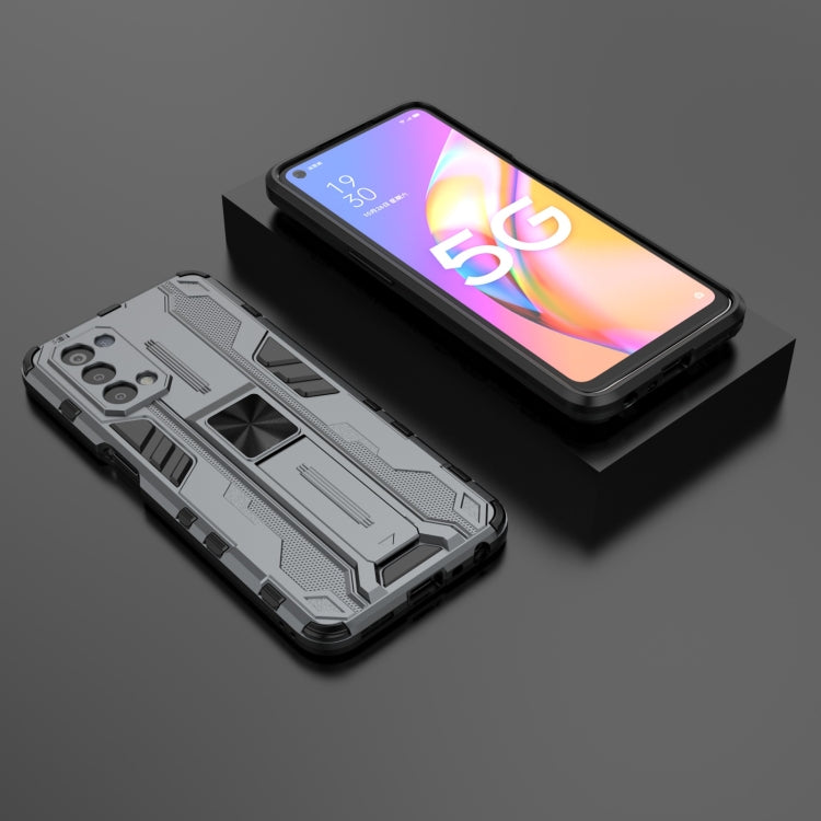 For OPPO A93 5G / For OnePlus Nord N200 5G Supersonic PC + TPU Shock-proof Protective Case with Holder