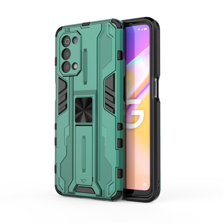 For OPPO A93 5G / For OnePlus Nord N200 5G Supersonic PC + TPU Shock-proof Protective Case with Holder