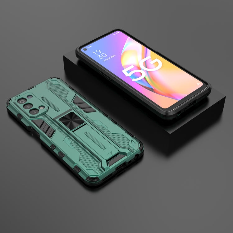 For OPPO A93 5G / For OnePlus Nord N200 5G Supersonic PC + TPU Shock-proof Protective Case with Holder