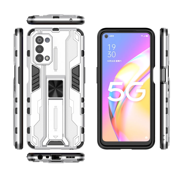 For OPPO A93 5G / For OnePlus Nord N200 5G Supersonic PC + TPU Shock-proof Protective Case with Holder