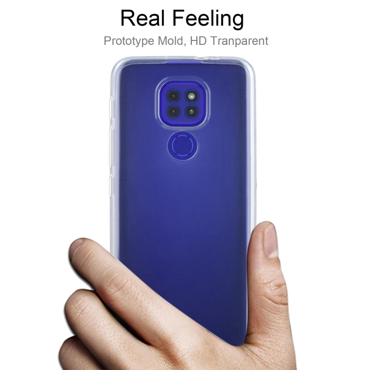 For Motorola Moto G9 Play 0.75mm Ultra-thin Transparent TPU Soft Protective Case