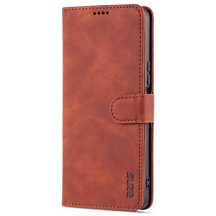 For Honor X20 SE AZNS Skin Feel Calf Texture Horizontal Flip Leather Case with Card Slots & Holder & Wallet