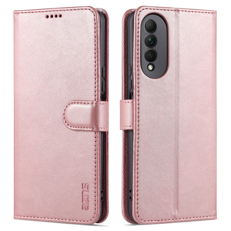 For Honor X20 SE AZNS Skin Feel Calf Texture Horizontal Flip Leather Case with Card Slots & Holder & Wallet