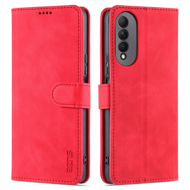 For Honor X20 SE AZNS Skin Feel Calf Texture Horizontal Flip Leather Case with Card Slots & Holder & Wallet