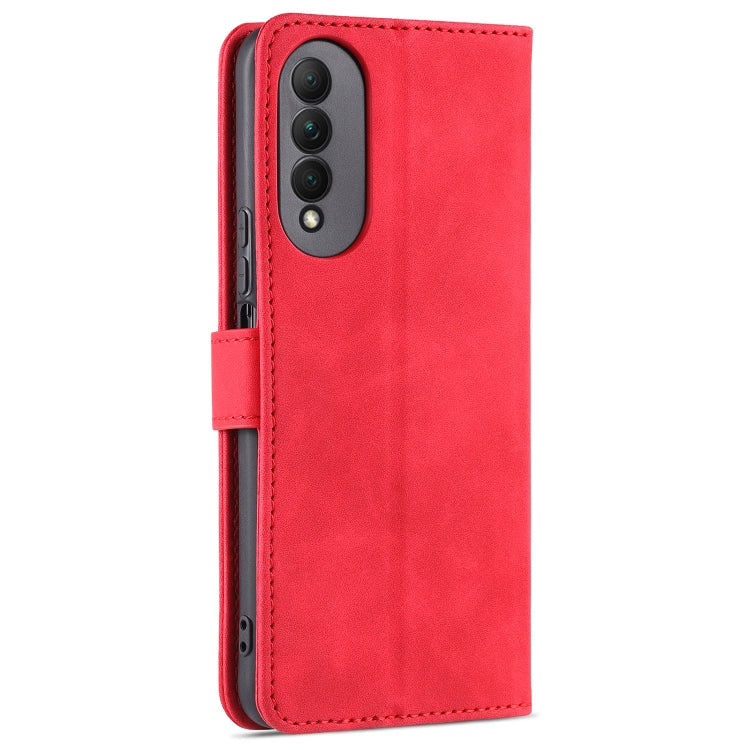 For Honor X20 SE AZNS Skin Feel Calf Texture Horizontal Flip Leather Case with Card Slots & Holder & Wallet